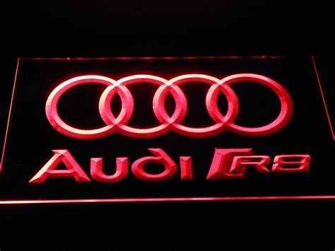 Audi R8 Logo LED Neon Sign | SafeSpecial