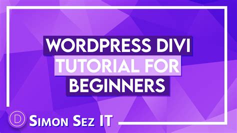 WordPress Divi Tutorial For Beginners YouTube