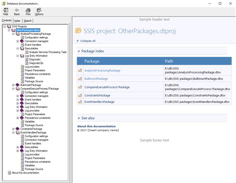 How To Create Ssis Package Documentation