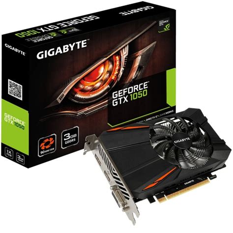 PLACA DE VIDEO NVIDIA GIGABYTE GTX 1050 3GB GDDR5 96BIT DUAL LINK DVI D