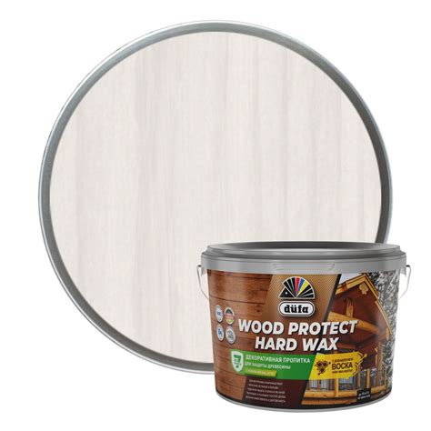 Пропитка DUFA WOOD PROTECT HARD WAX белоснежный 2,5 л - купить по ...