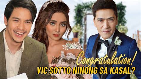 INIMBITAHAN Ni ALDEN At KATHRYN Si BOSSING VIC SOTTO Na MAGING NINONG