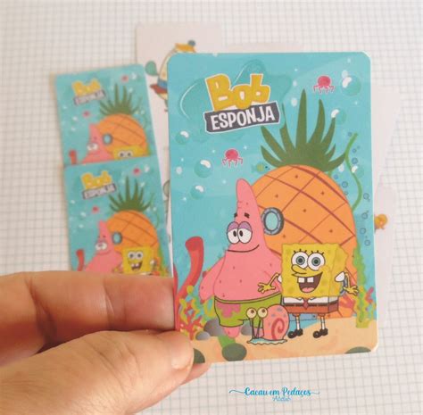 Jogos Da Mem Ria G Personalizado Bob Esponja Cartas Elo