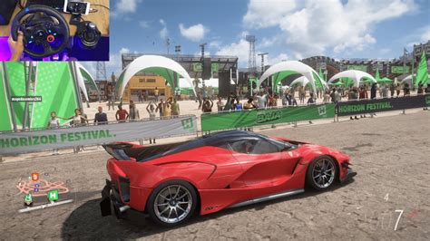 Ferrari FXX K EVO Forza Horizon 5 Gameplay Logitech G29 YouTube