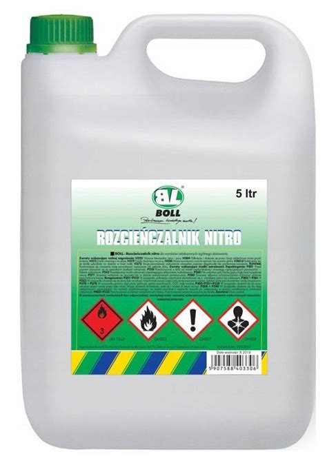 BOLL ROZCIEŃCZALNIK ROZPUSZCZALNIK NITRO 5L 0030032 za 49 89 zł z