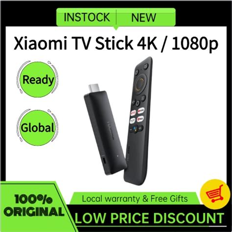 Instock Xiaomi Mi Tv Stick K Xiaomi Mi Tv Stick P Hdr Android Tv