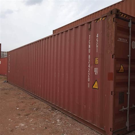 Mild Steel Dry Container Industrial Shipping Container Capacity Upto