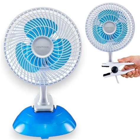 Mini Ventilador Pessoal De Mesa 20cm Ventisol 110v Mini Ventilador