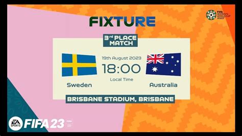 Sweden Vs Australia Fifa Womens World Cup 3rd Place Match Ps5