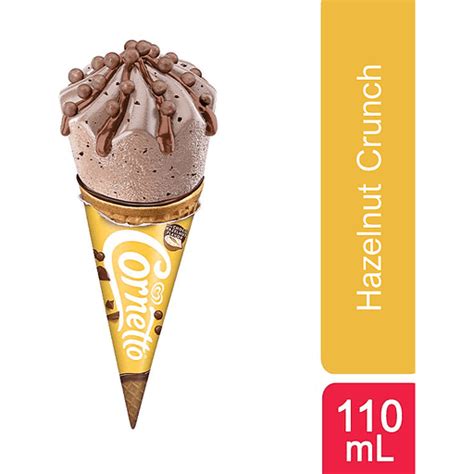 Selecta Cornetto Hazelnut Ice Cream 110ml Shop Walter Mart