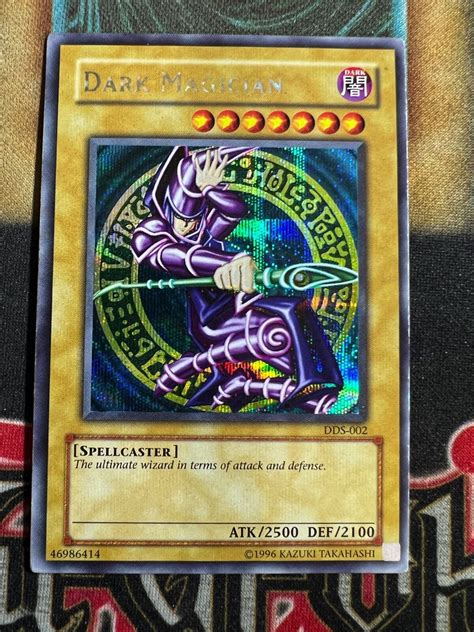 Yugioh X Dark Magician Dds Secret Rare Dark Duel Stories Promo Mp