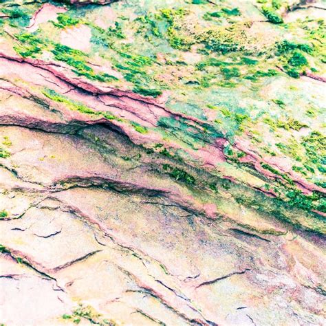 Colourful Sedimentary Rocks Formed by the Accumulation of Sediments â