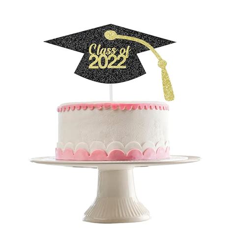 Buy Class Of Cake Topper Gold Glitter Class Of Graduation