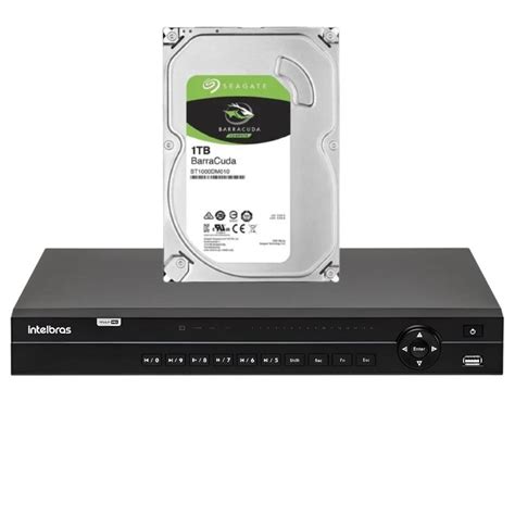 Kit Intelbras DVR Mhdx 1232c HD 1TB KaBuM