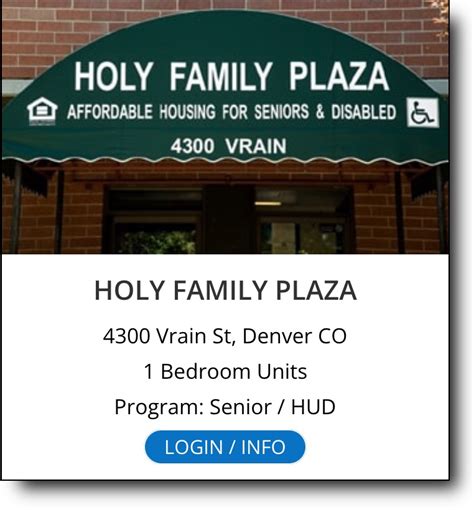 Hud Properties Catholic Charities Of Denver