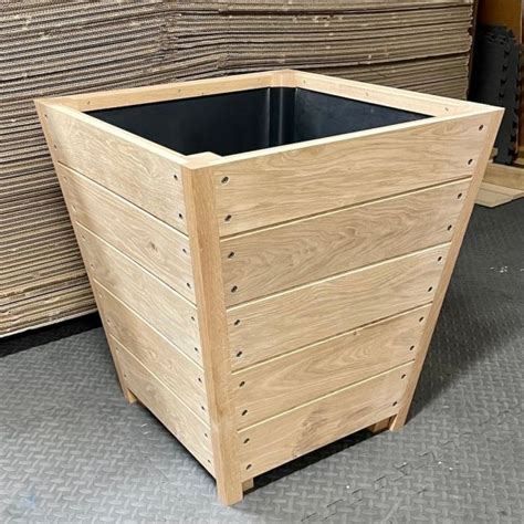 Wooden Planters Oak Garden Planters