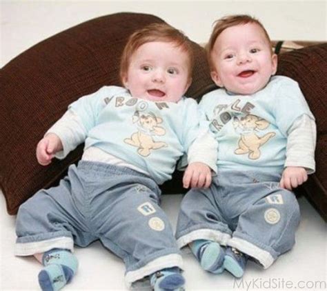 Twins Smiling