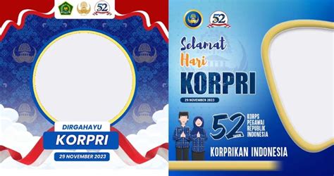 Kumpulan Link Twibbon Dan Kata Ucapan Hari Korpri Ke 52 Tahun 2023