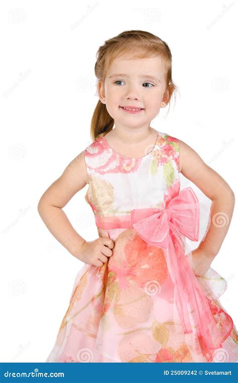 Retrato Da Menina Bonito No Vestido Da Princesa Foto De Stock Imagem