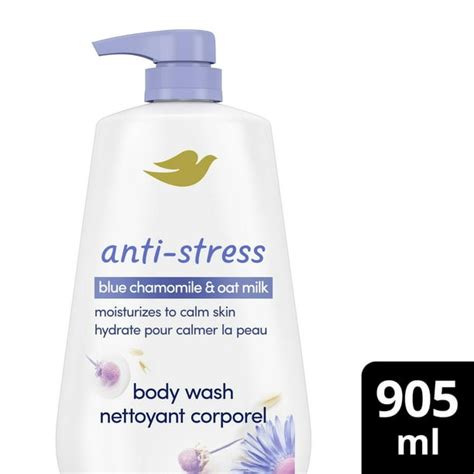 Dove Anti Stress Blue Chamomile And Oat Milk Body Wash Walmart Ca