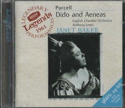 Henry Purcell Janet Baker Dido And Aeneas New Cd Ebay