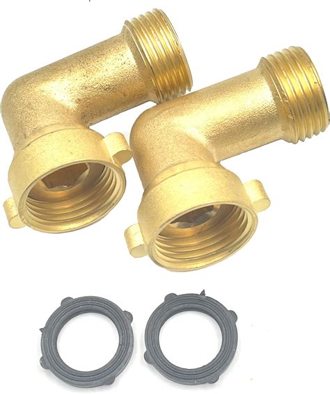 Amazon 2 Pack Brass Garden Hose Elbow Connector Garden Hose