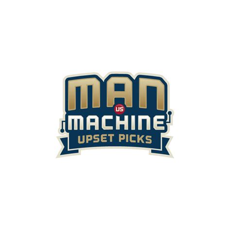 ESPN Man Vs Machine Upset Picks Logo Walk Design