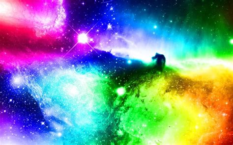 Rainbow Galaxy Wallpapers - Wallpaper Cave