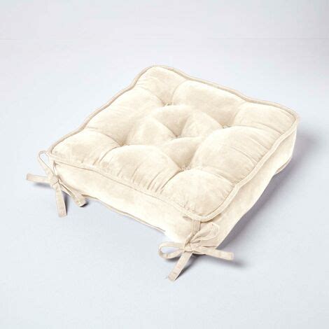 Homescapes Galette De Chaise Coussin Rehausseur En Su Dine Cr Me X