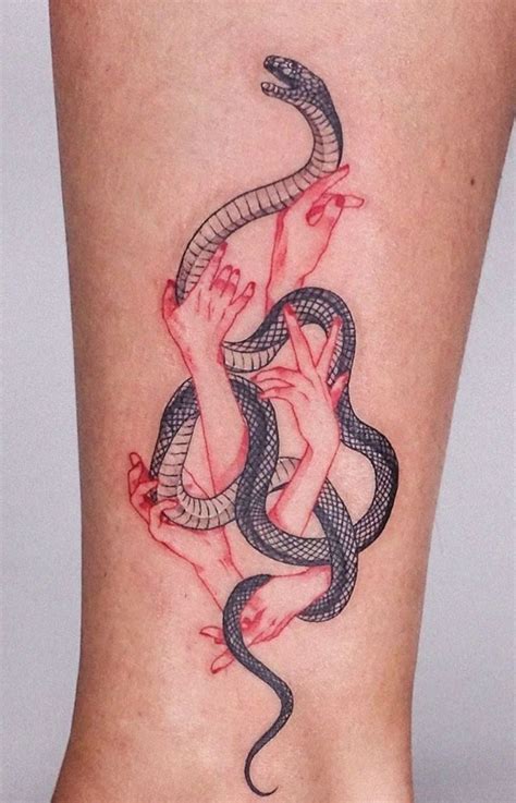 50 Ideas Hermosas De Tatuajes Serpiente Para Mujer