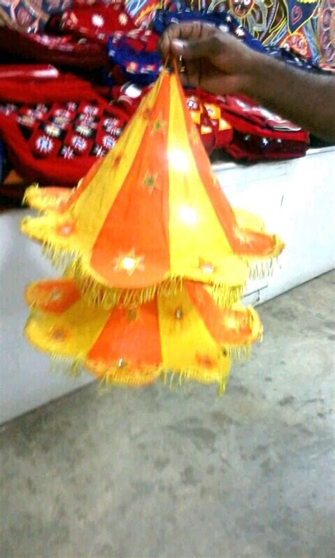 Decorative Hanging Lamp Shade at Best Price in Pipili, Odisha | JUBLEE CLOTH STORE