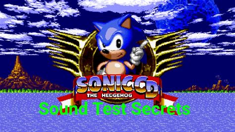 Sonic Cd Sound Test Secrets Sega Cd Version Youtube