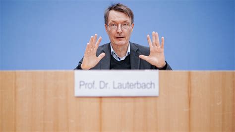 Gesundheitsminister Karl Lauterbach verspricht Revolution für