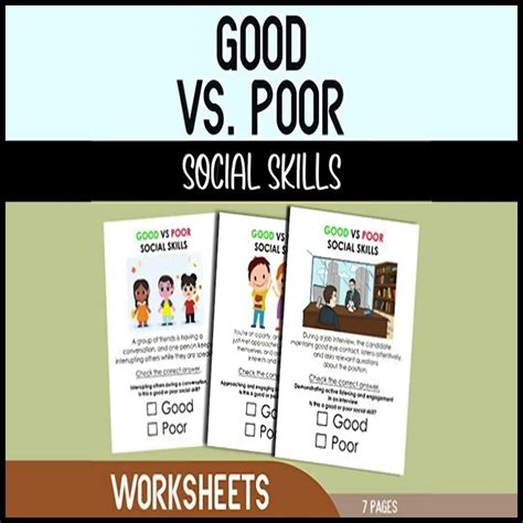 Social Skills Printables For Students With Autism Similar Special