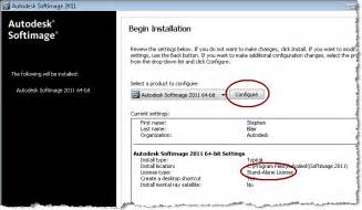 Installing The Network License Version Of Softimage Ex Si