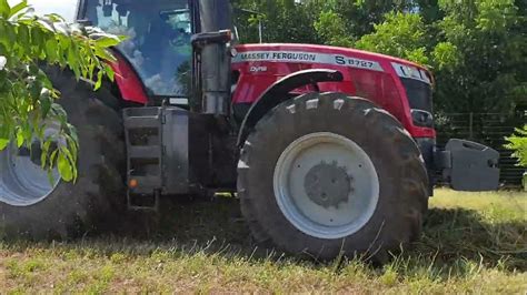 Massey Ferguson 8727s En Massey Ferguson 2270xd Youtube