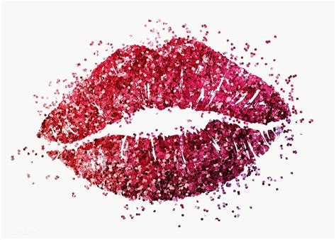 Glitter Lips Svg