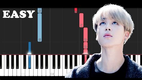 Bts 방탄소년단 Heartbeat Easy Piano Tutorial Youtube