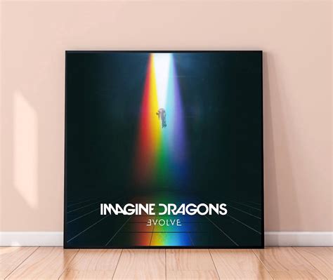 Imagine Dragons Evolve album cover celebrity art canvas poster | Etsy