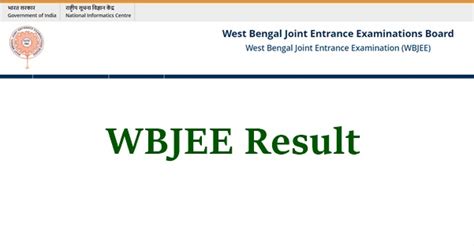 Wbjee Result 2022 Live Link Out Rank Card Merit List And Cutoff Marks