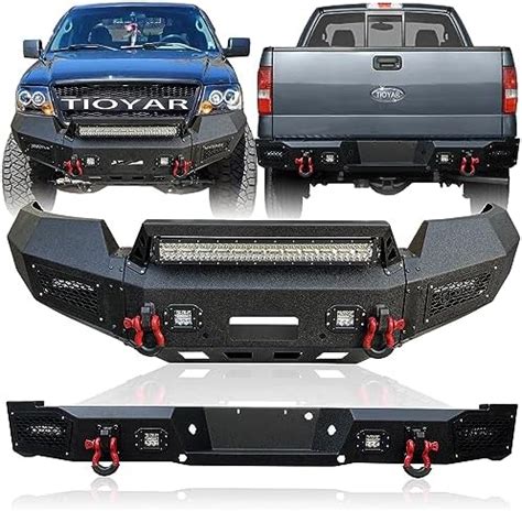 Amazon TIOYAR Front And Rear Bumper Texture Black Compatible With