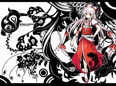 Fujiwara No Mokou Touhou Wallpaper Zerochan Anime Image Board