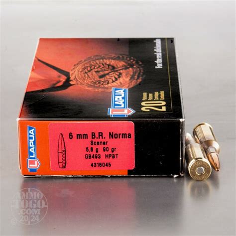 mm br norma ammo  rounds   grain hollow point boat tail hp