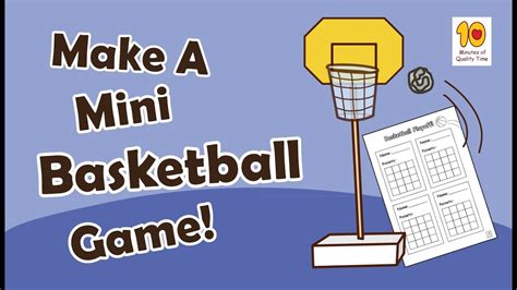 DIY Mini Basketball Game - YouTube