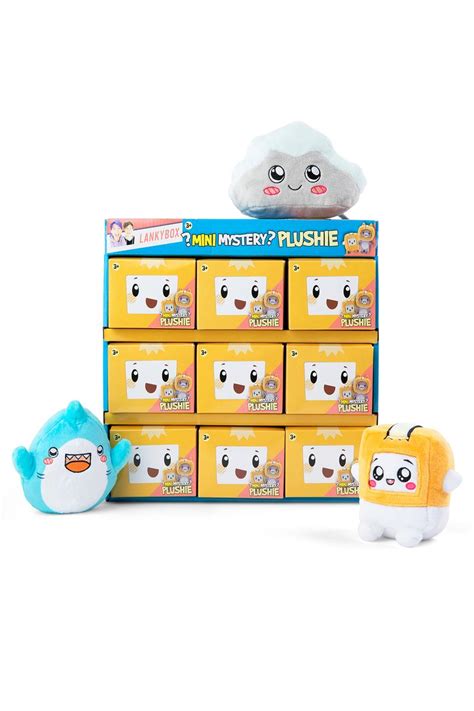 Wholesale LankyBox Mini Mystery 6 Inch Plush Assortment in 9pc Counter ...