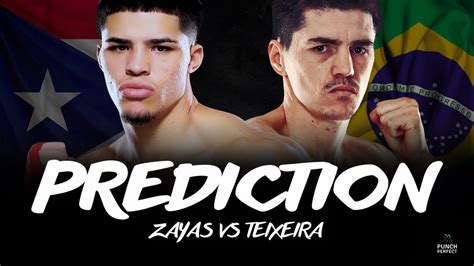 XANDER ZAYAS VS PATRICK TEIXEIRA PUNCH PERFECT PREDICTION YouTube