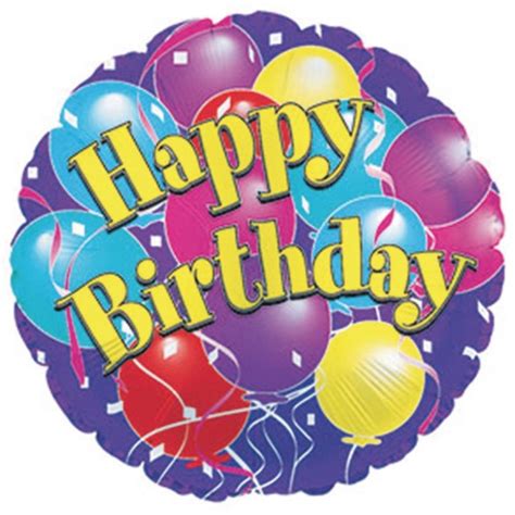 Buy Happy Birthday Mylar Balloons 17 Pack Of 10 At Sands Worldwide