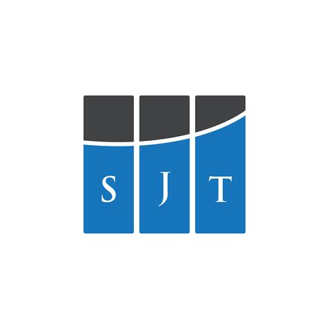 SJT letter logo design on white background. SJT creative initials letter logo concept. SJT ...