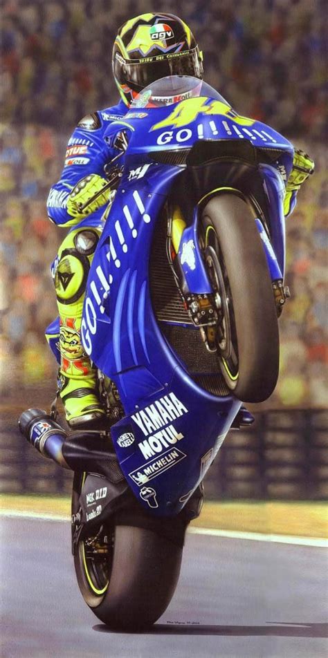 Valentino Rossi Gogo 04 Steve Whyman Motorcycle Art