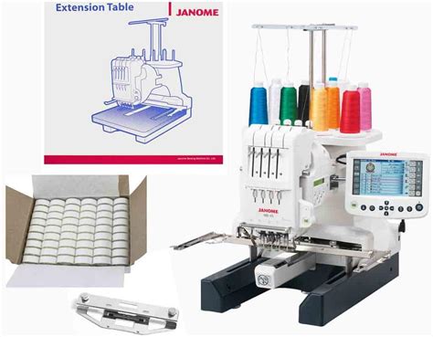 Janome MB 4S Four Needle Embroidery Machine With Exclusive Bonus Bundle